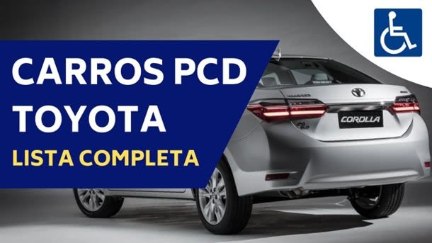 Lista de Carros PCD Toyota 2024