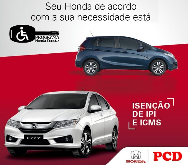 Lista de Carros PCD Honda 2024