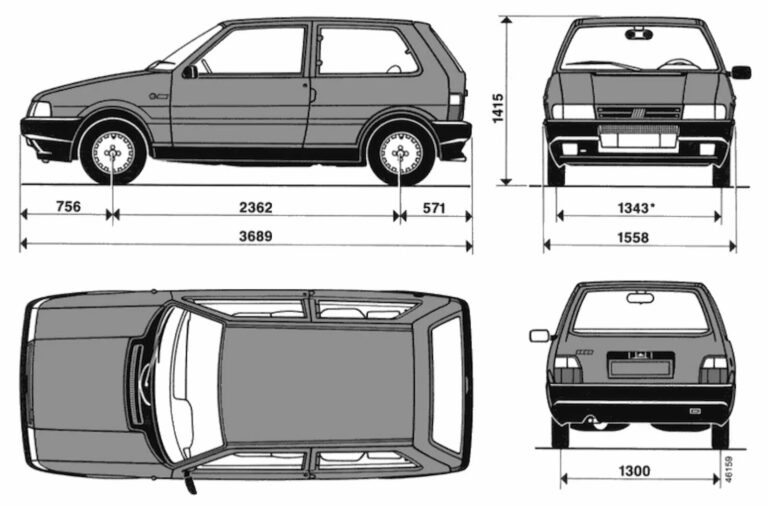 Como Saber As Medidas De Um Carro Para Tamanho De Garagem Largura E